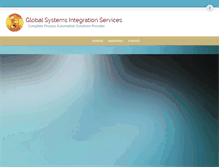 Tablet Screenshot of globalsysintserv.com
